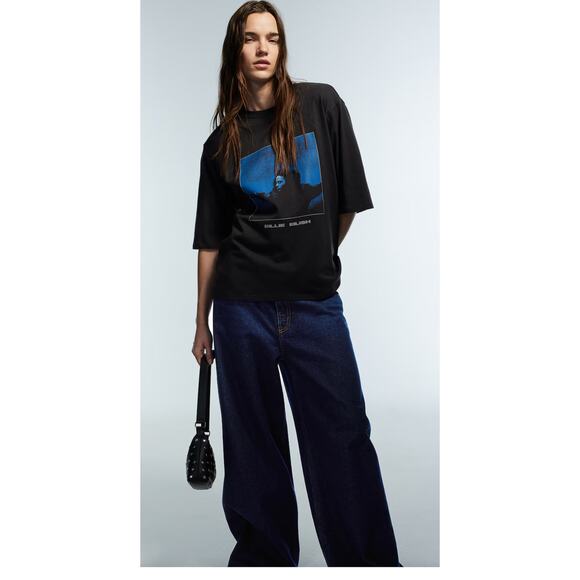 Vintage look Billie Eilish Hit Me Hard And Soft Tracklist T Shirt Medium / Retro - Picture 8 of 12